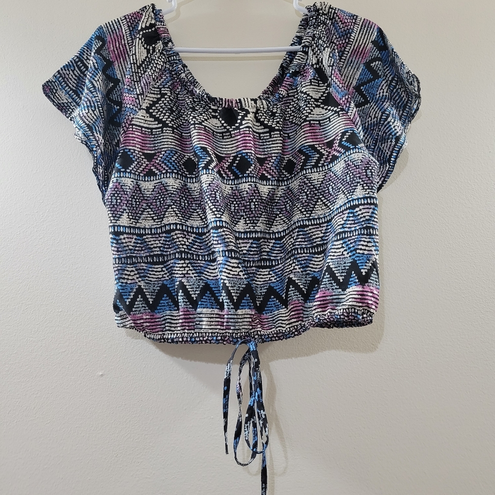 True Destiny Abstract Print Top - Picture 4 of 8